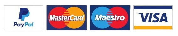 paypal mastercard maestro visa logo side by side