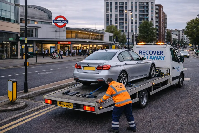 BMW 3 series car breakdown recovery