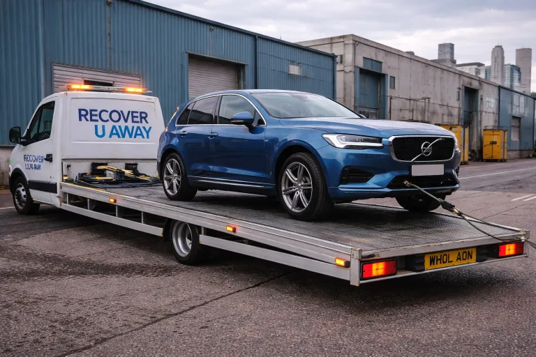 barking ferrari luxury car recovery