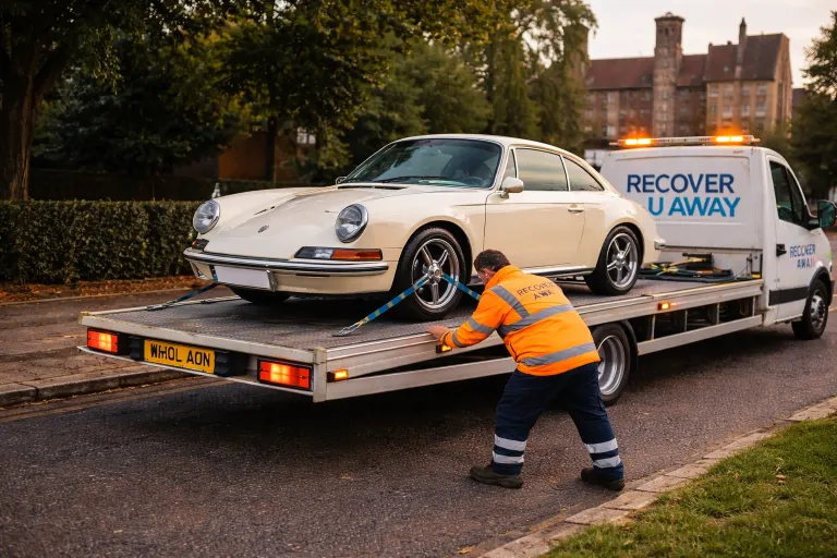 Barking porche 911 classic Car transport