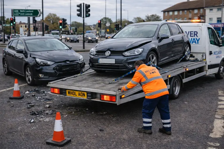 Volkswagen Golf accident recovery Dagenham