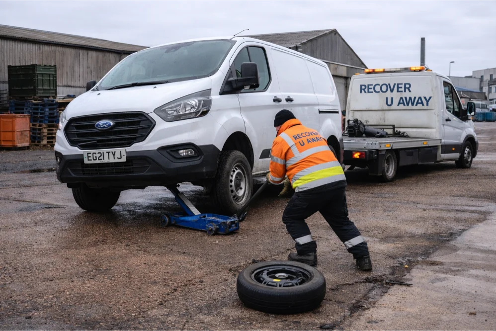 Ford Transit Van Tyre Change