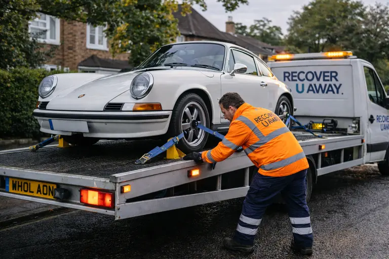 Hornchurch Porche 912 classic Car transport