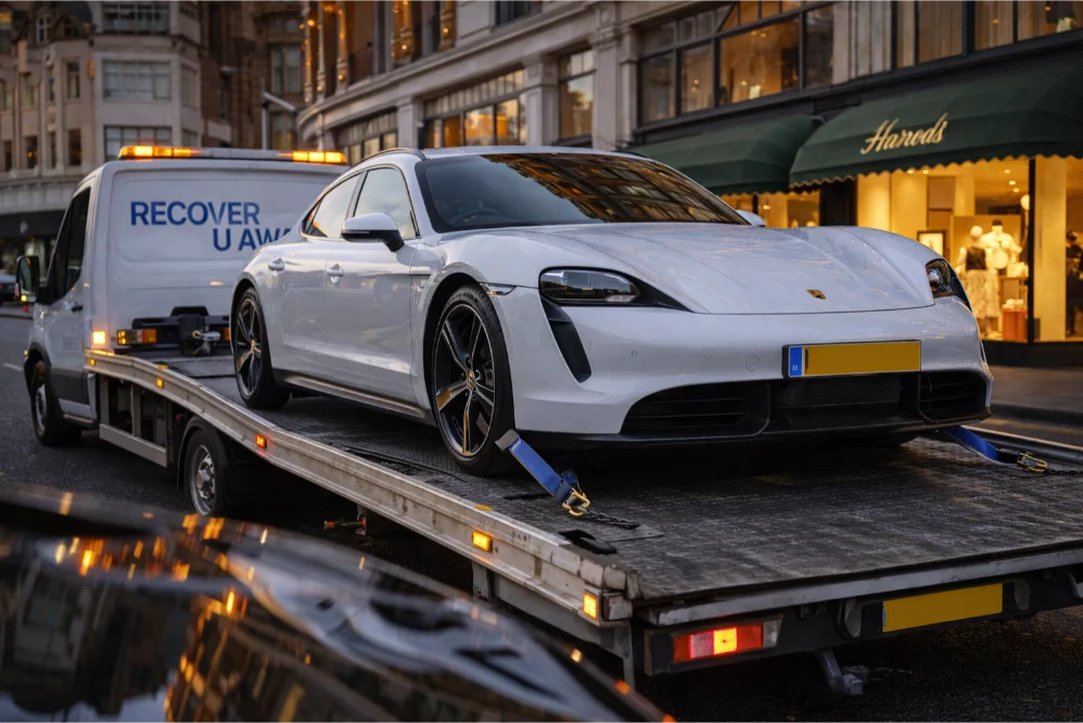 Porsche Taycan Luxury Electric Vehicle Recovery Knightsbridge