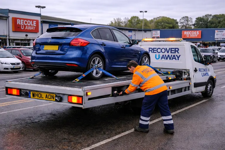 Roadside recovery Goodmayes flatbed truck