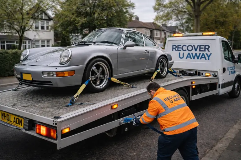 Seven Kings Porsche classic car transportation UK