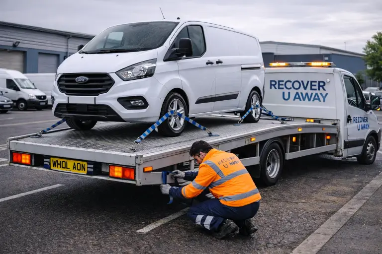 Van recovery ford transit Stratford Uk
