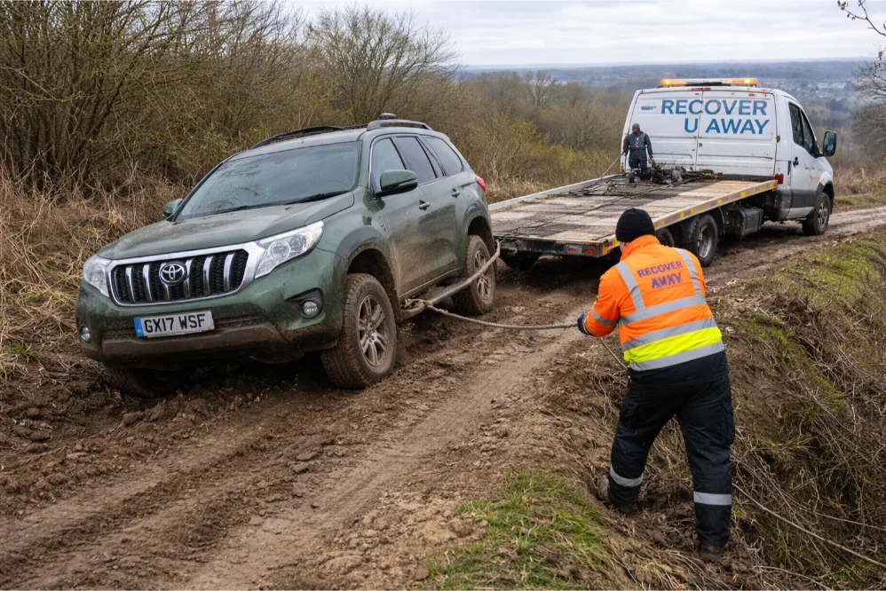 Toyota Suv Mud Recovery Winch london UK
