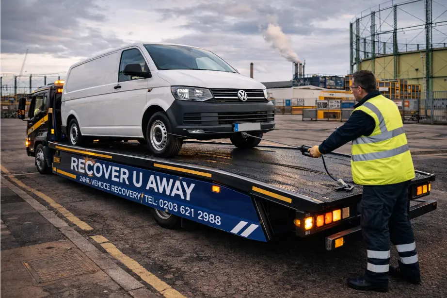 van recovery ilford volkswagen transporter