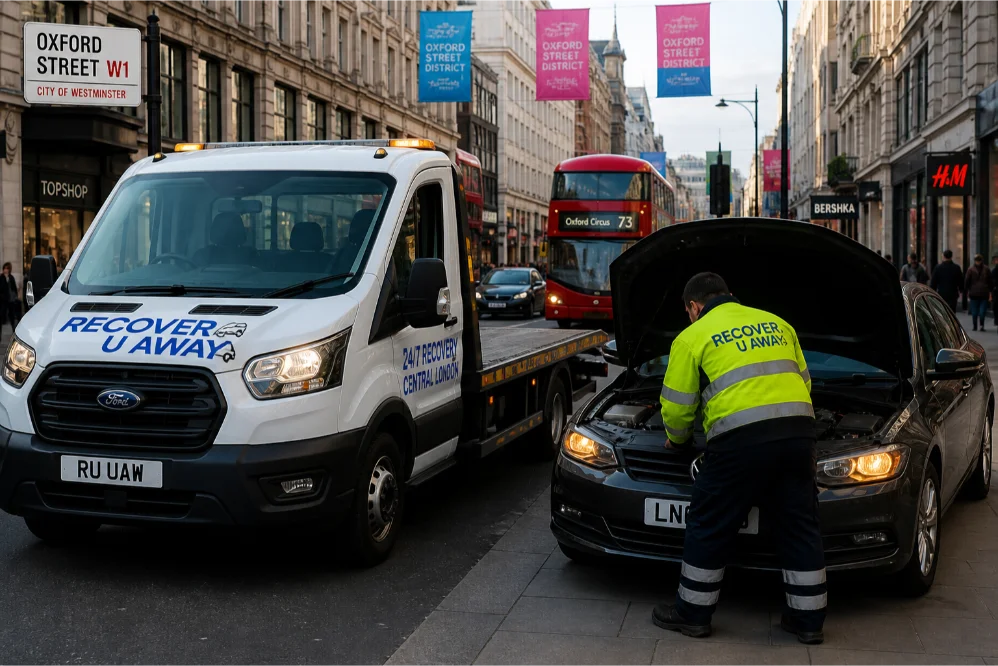 breakdown recovery central london oxford street