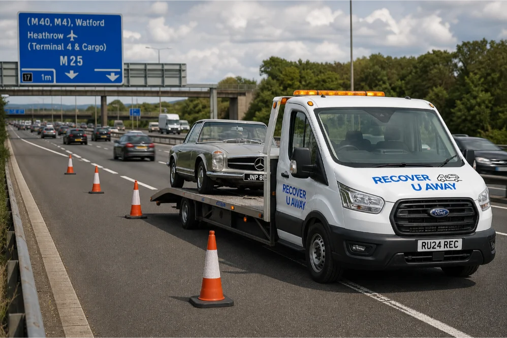 classic mercedes recovery m25 london