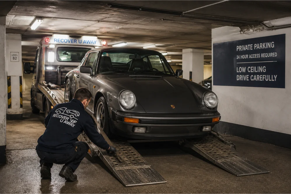 classic porsche underground recovery london