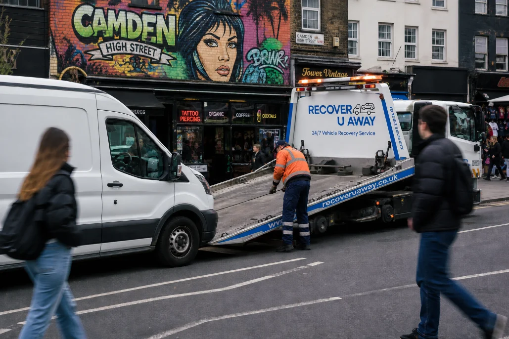 delivery van breakdown camden street recovery