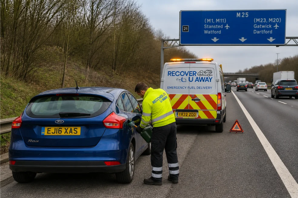 emergency fuel delivery ford m25 london