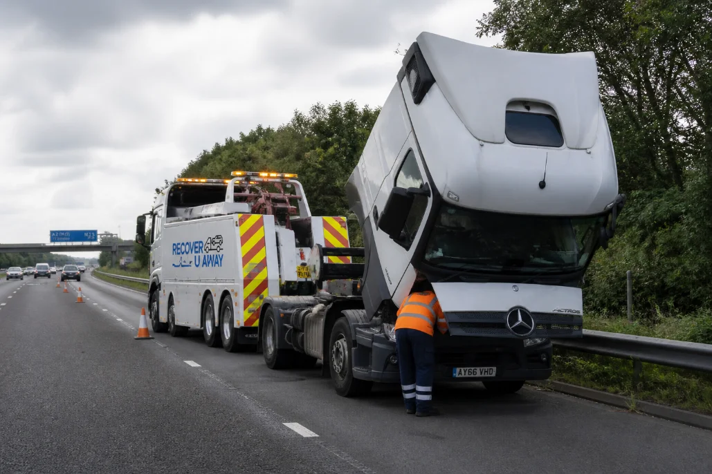 hgv breakdown m25 motorway recovery service