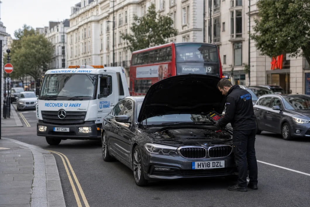 kensington bmw 5 series battery jump start london