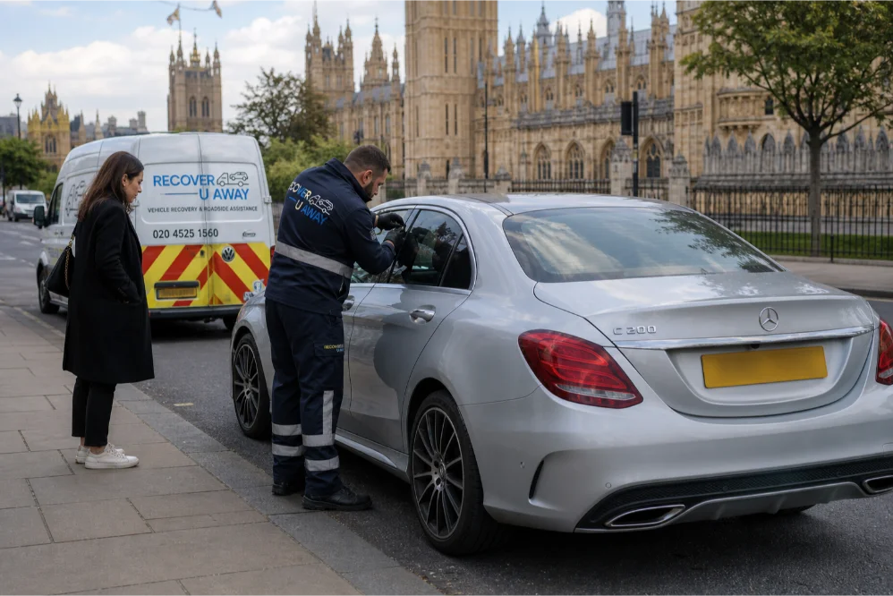 mercedes car lockout westminster
