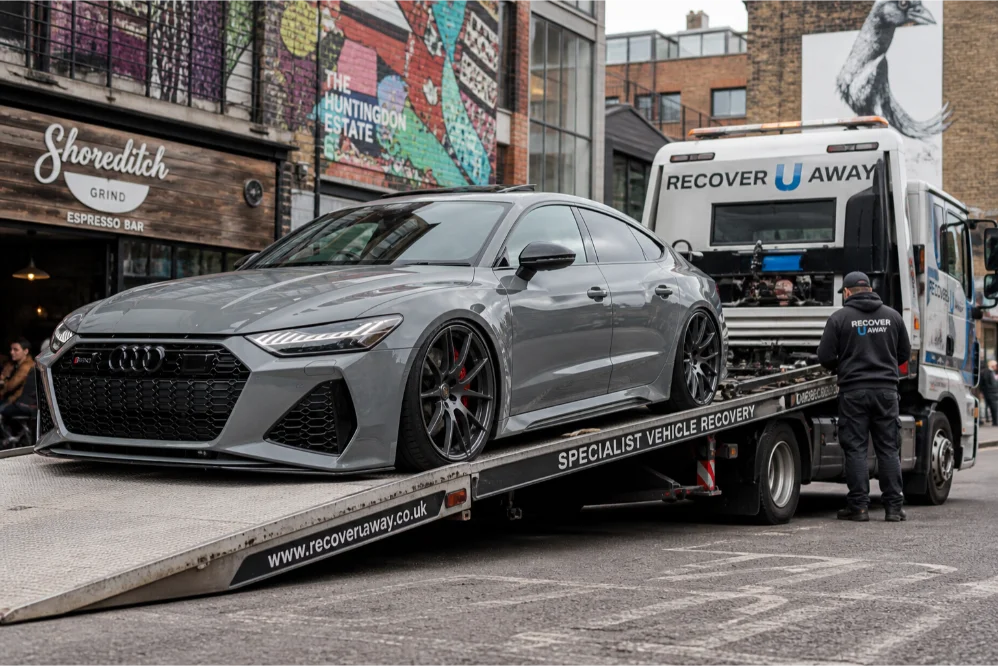 modified lowered audi rs7 recovery shoreditch