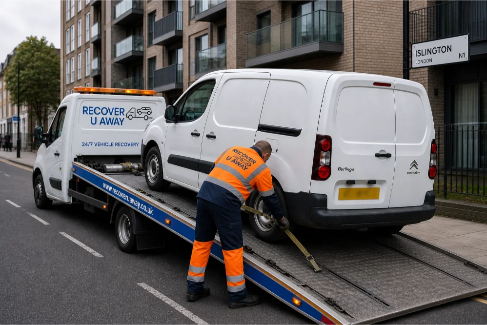small van recovery ford transit connect camden