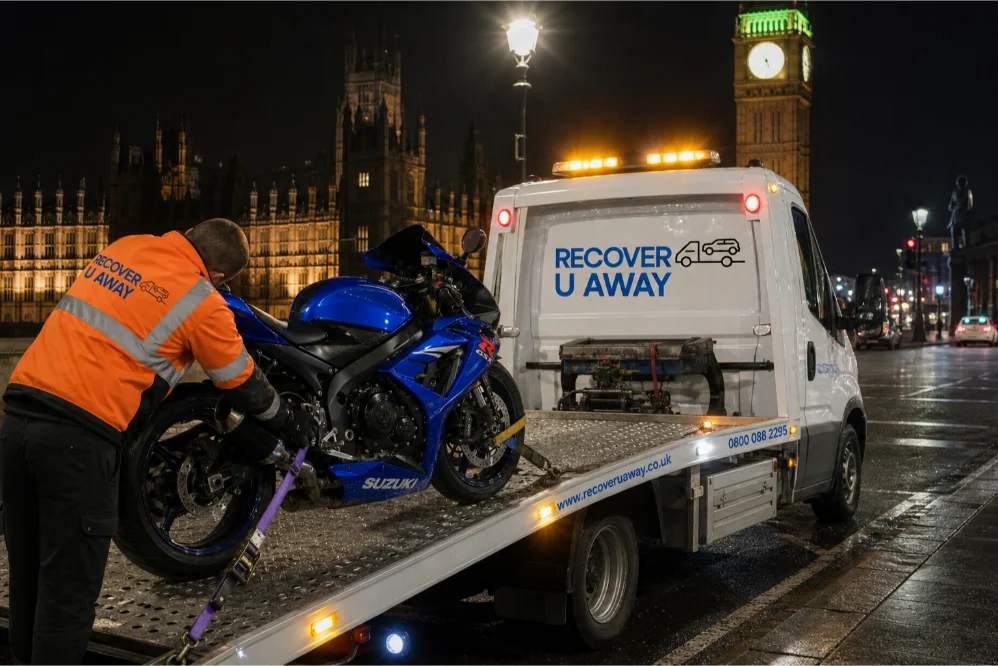 suzuki motorcycle towing westminster