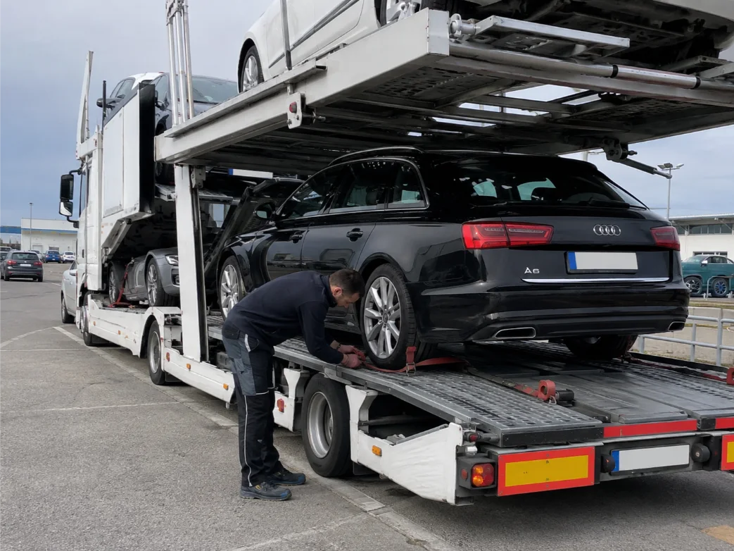 Audi A6 European Car Transport France to UK