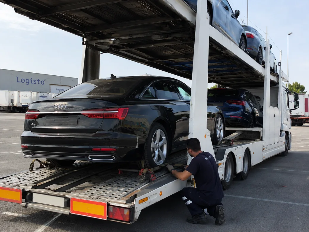 Audi A6 European Transport from Spain to UK