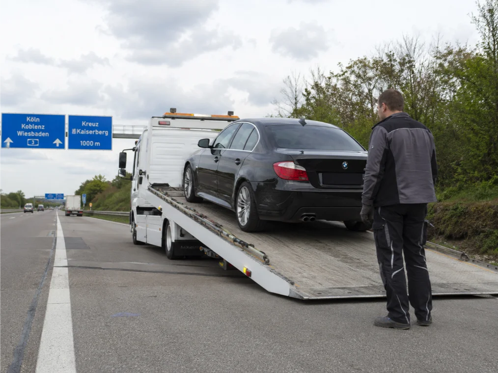 BMW 5 Series Autobahn Recovery Germany to England
