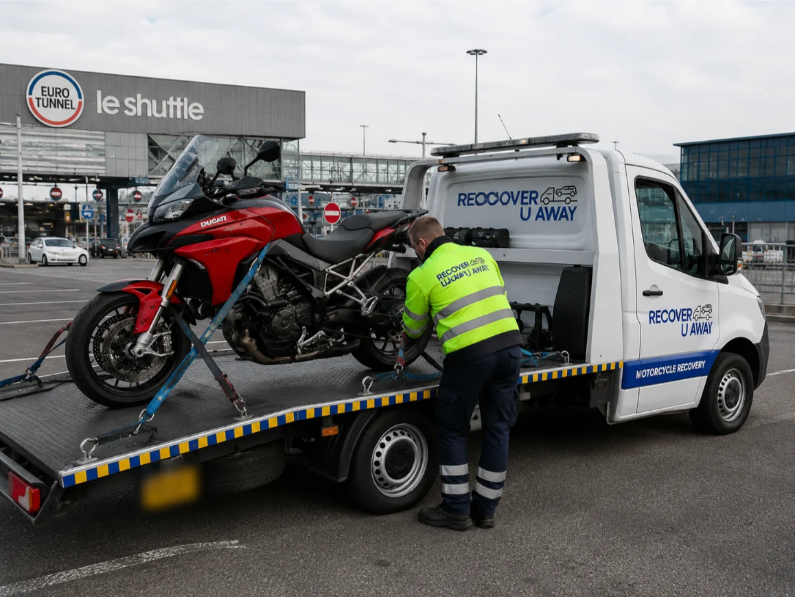 Ducati Multistrada Motorbike Recovery Eurotunnel