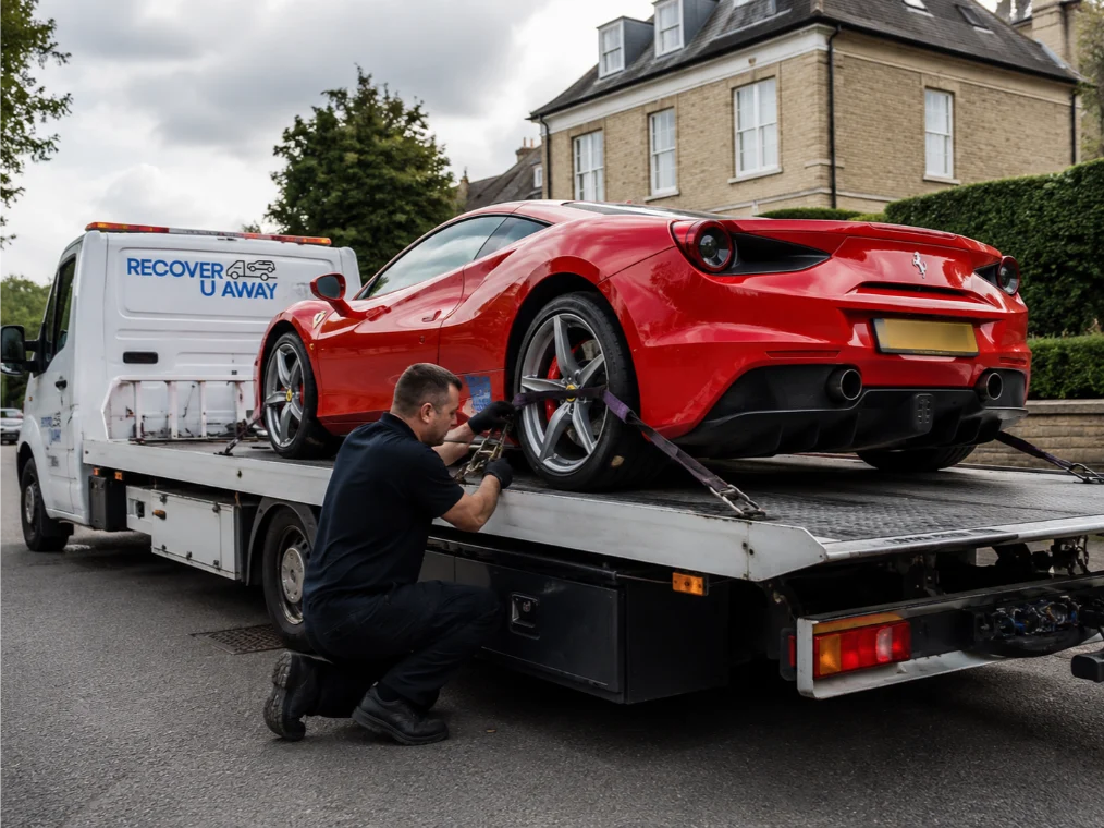 Ferrari 488 Luxury Car Recovery Brentwood