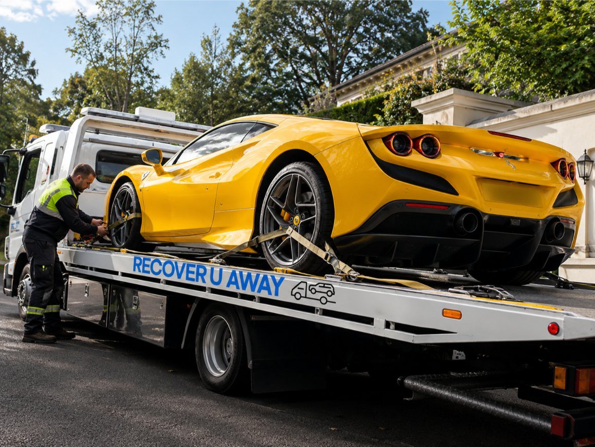Ferrari F8 Luxury Car Recovery Epping