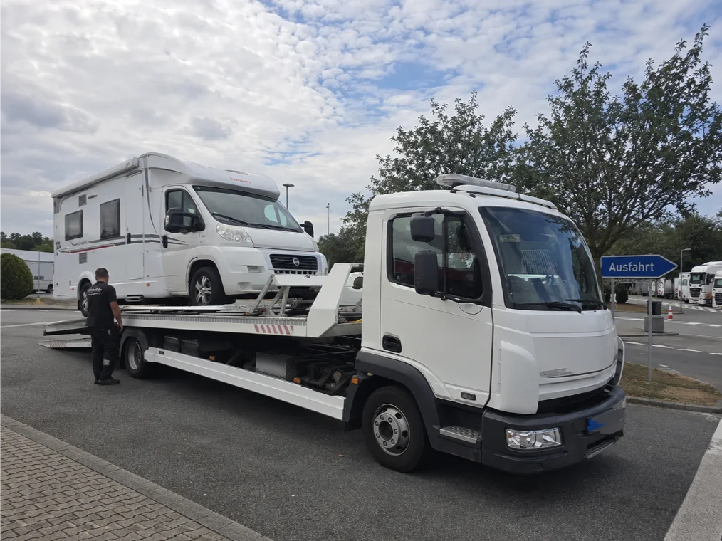 Fiat Ducato Motorhome Recovery Germany Transportation
