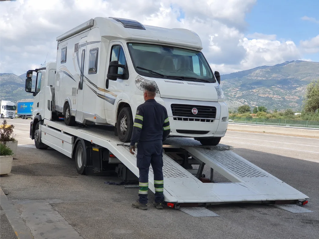 Fiat Ducato Motorhome Recovery Spain to UK