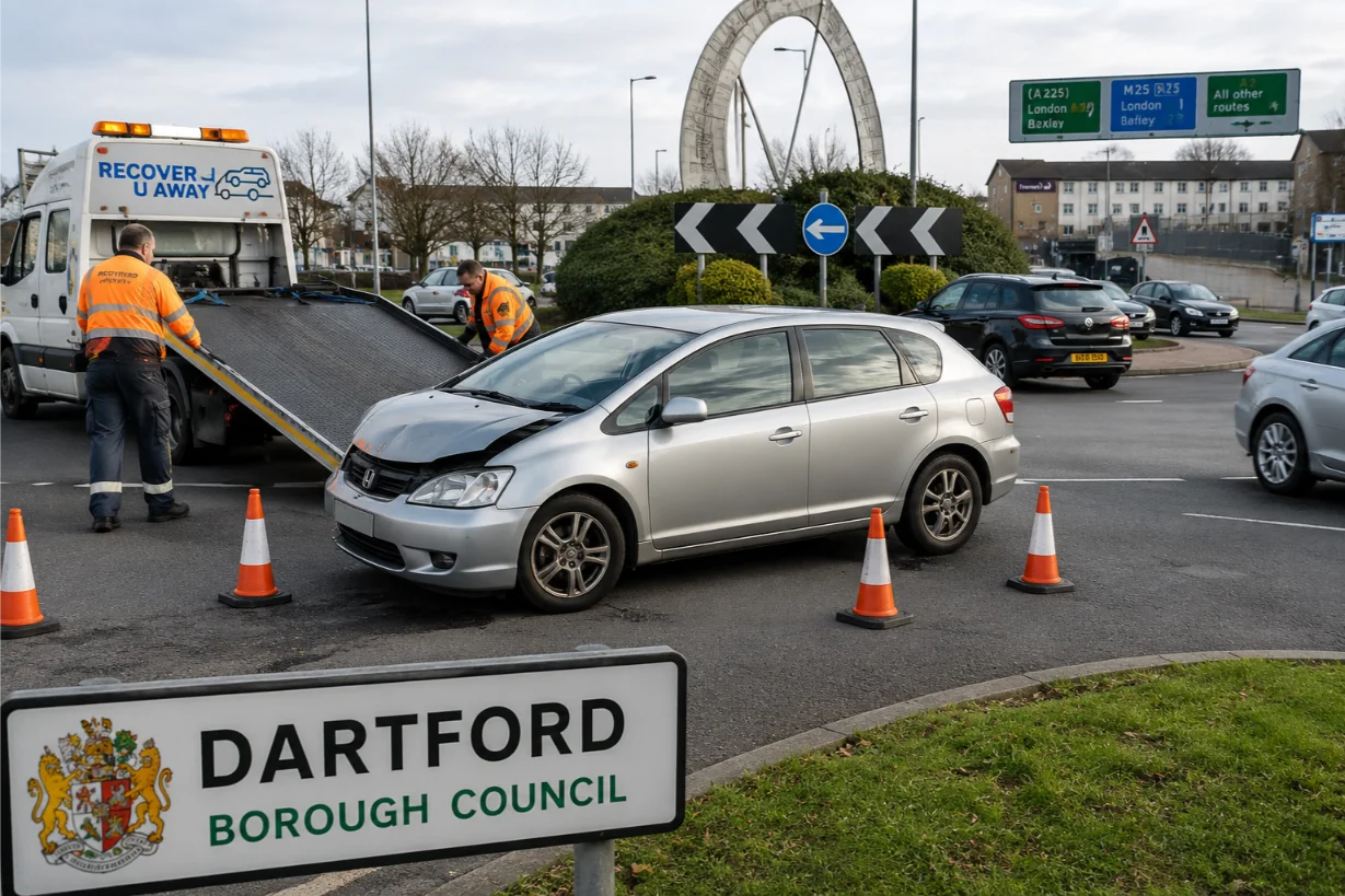 Honda Civic Accident Recovery in Dartford