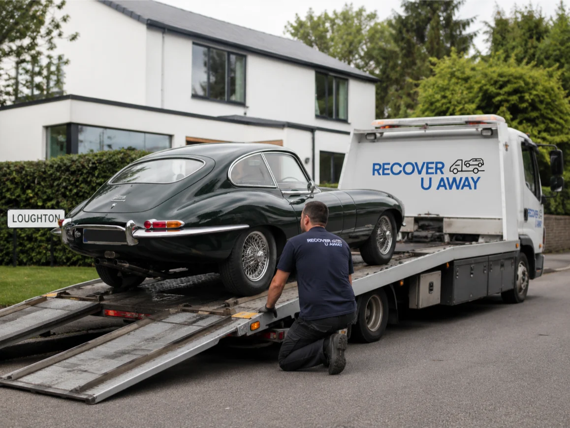 Jaguar E-type Classic Car Recovery Loughton
