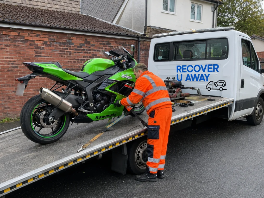 Kawasaki Ninja Motorbike Towing Billericay