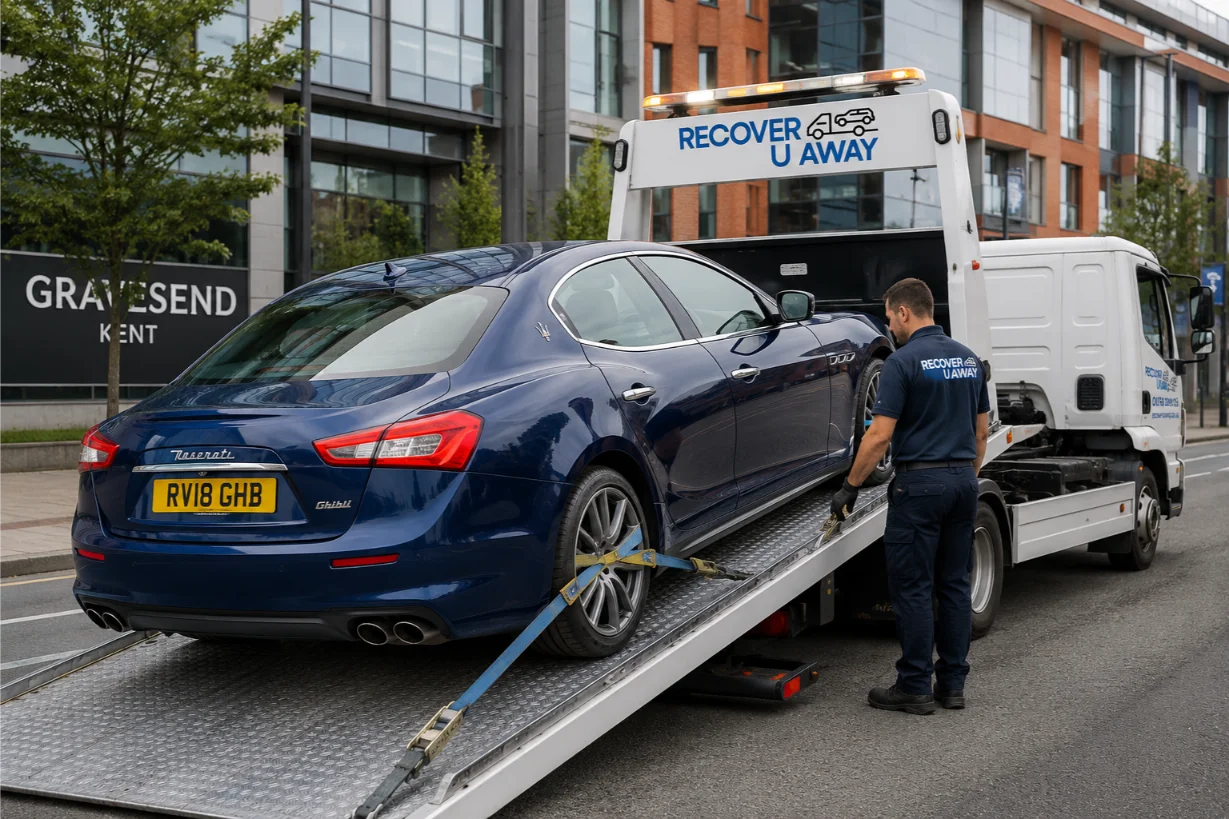 Maserati Ghibli Luxury Car Recovery in Gravesend