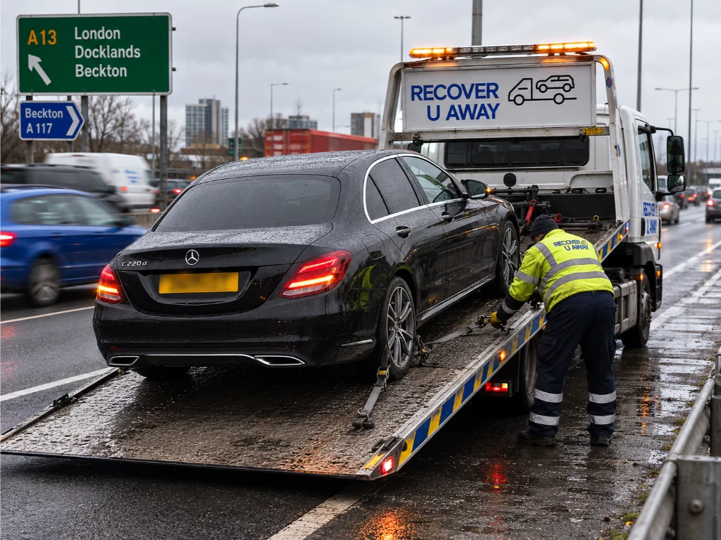 Mercedes C-class Emergency towing Beckton
