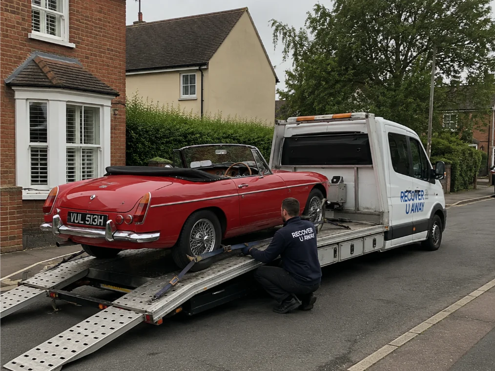 MGB Roadster Classic Car Recovery Billericay