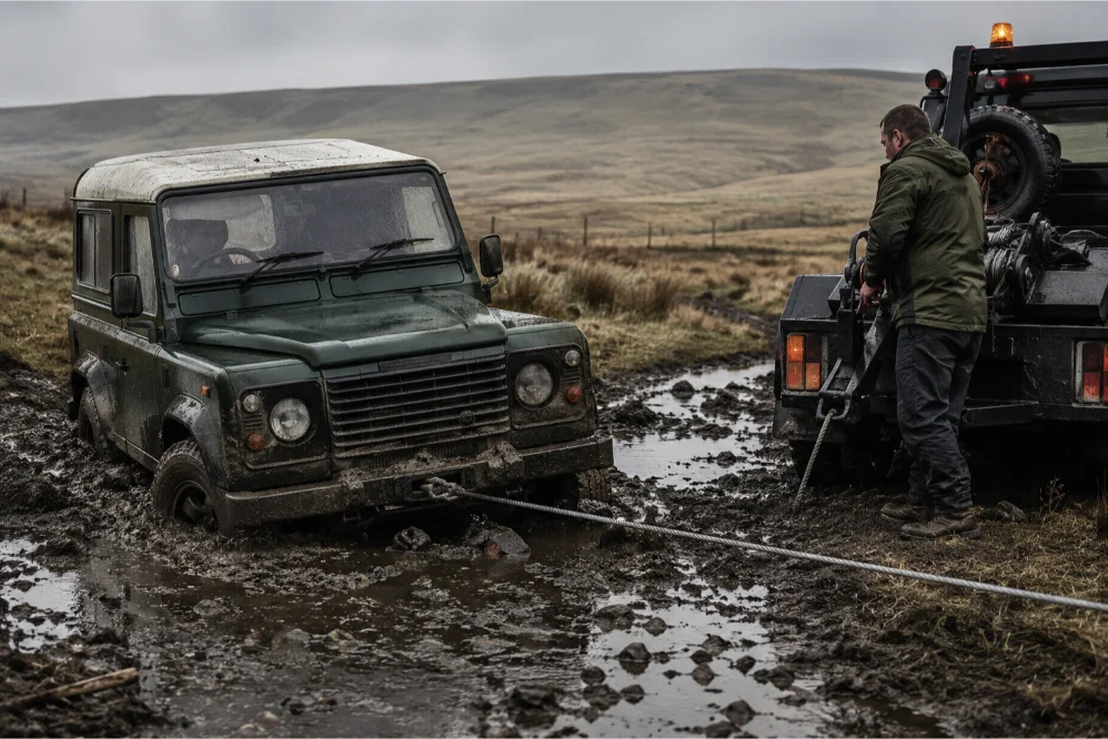 off road winch recovery london