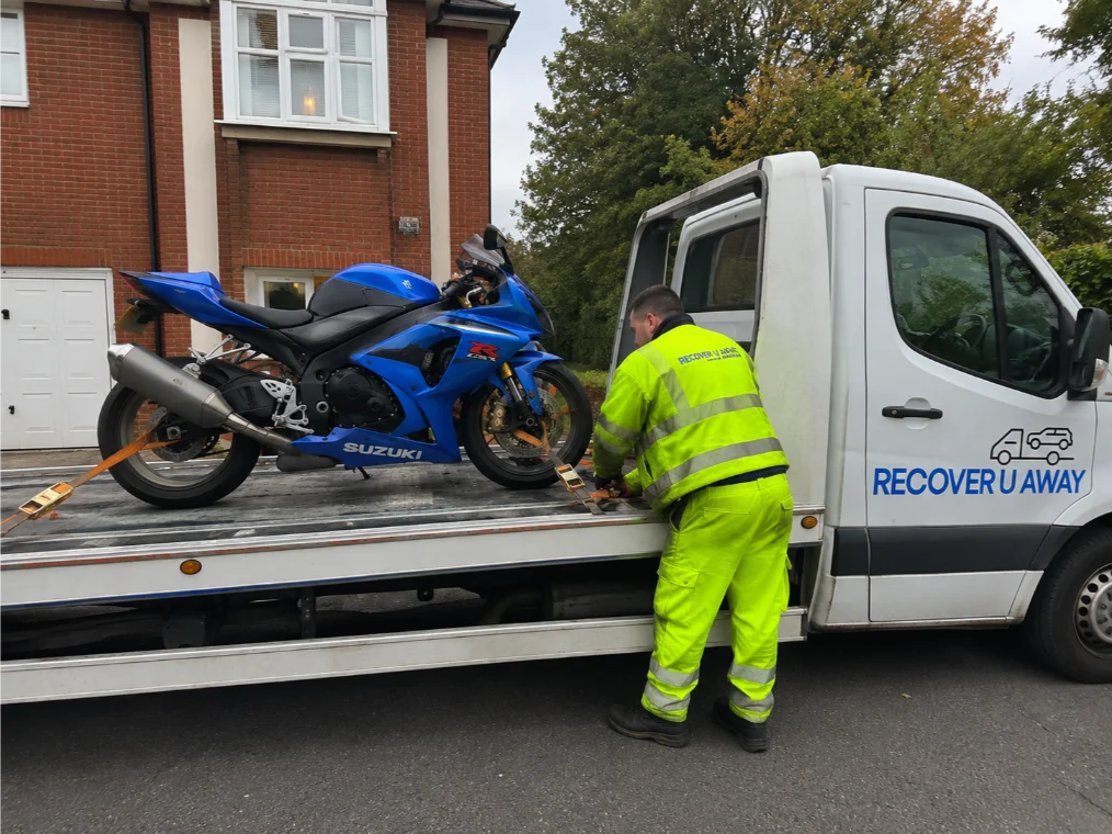 Suzuki GSX-R Motorbike Towing Brentwood