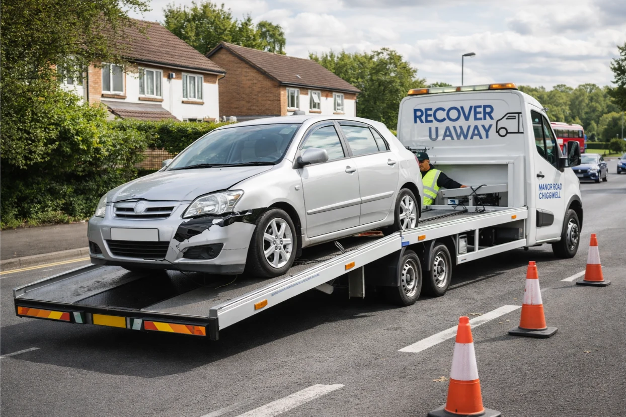 Toyota Corolla accident Recovery in Chigwell
