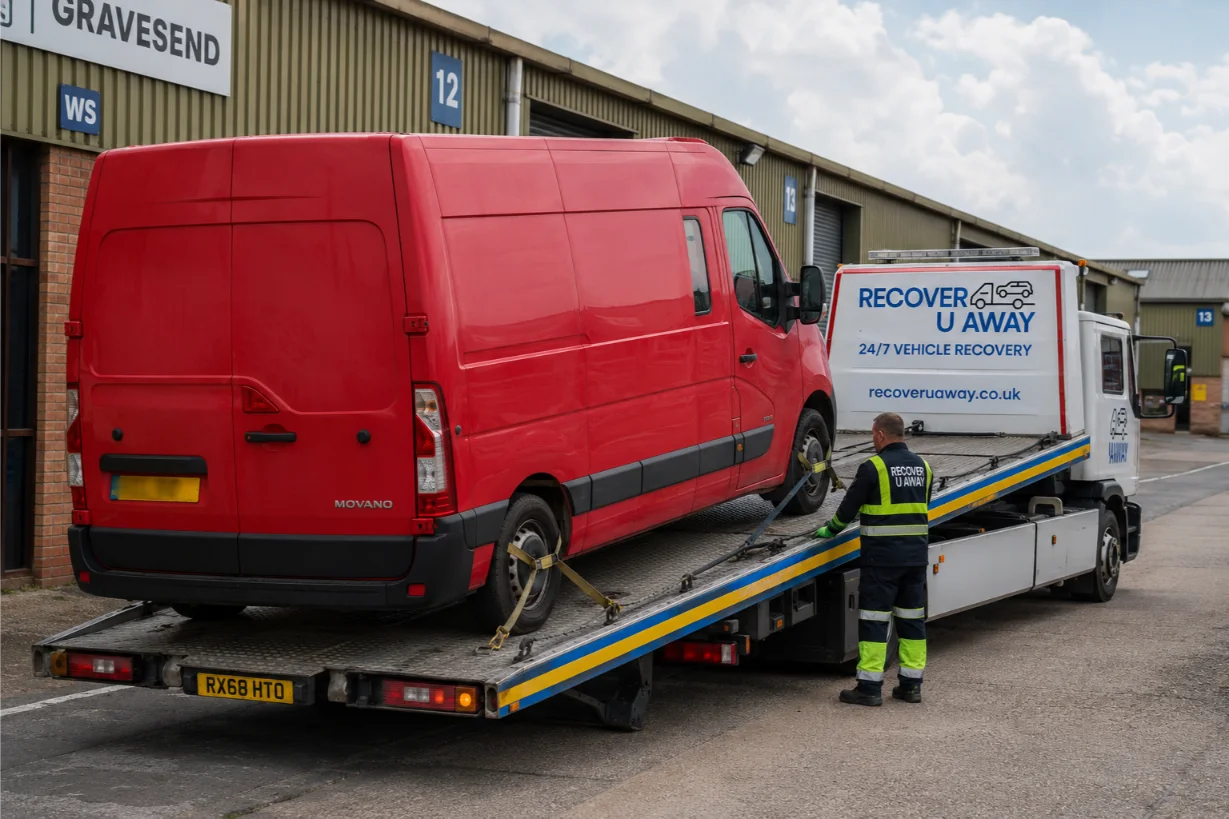 Vauxhall Movano Van Recovery in Gravesend UK