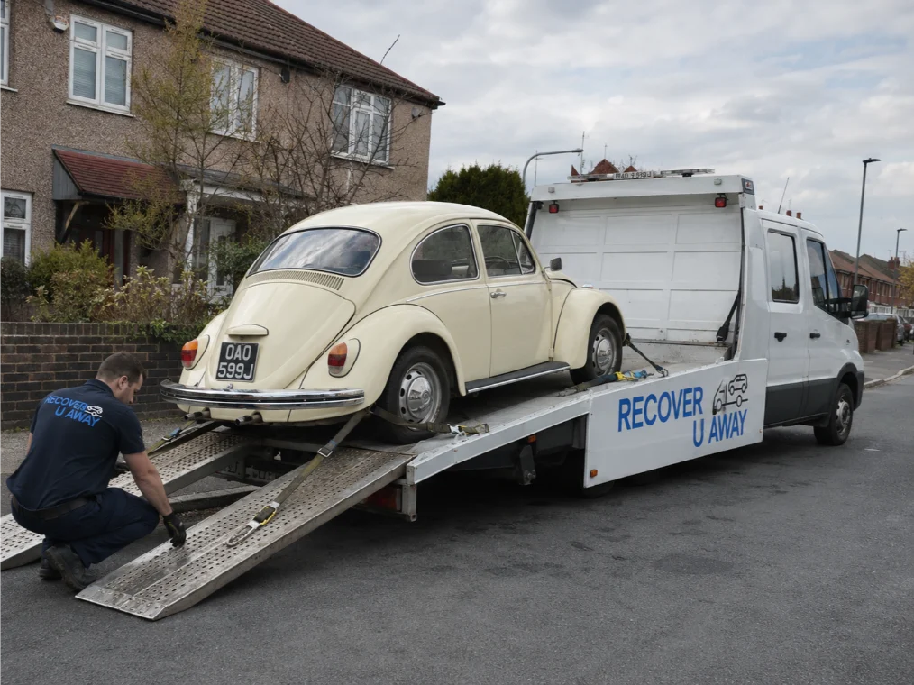 Volkswagen Beetle Classic Car Recovery Beckton