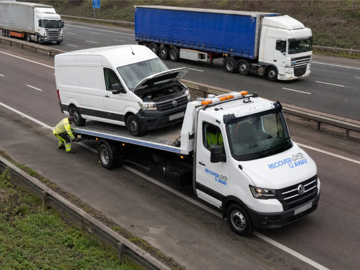 Volkswagen Crafter Van Recovery M25 Motorway