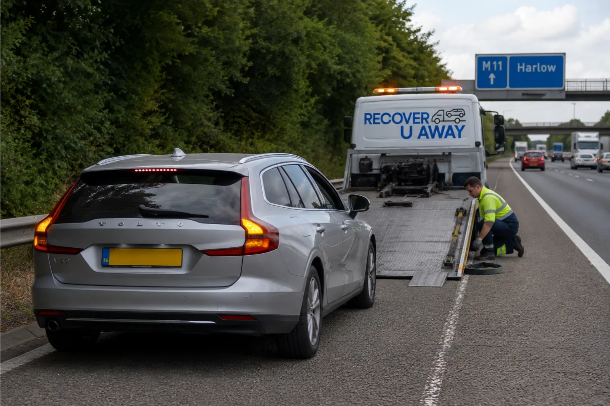 Volvo V60 Emergency Towing Harlow