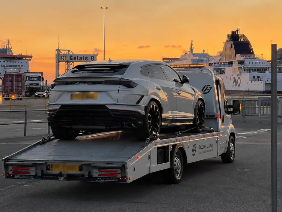 Lamborghini Urus Belgium to UK Car Recovery