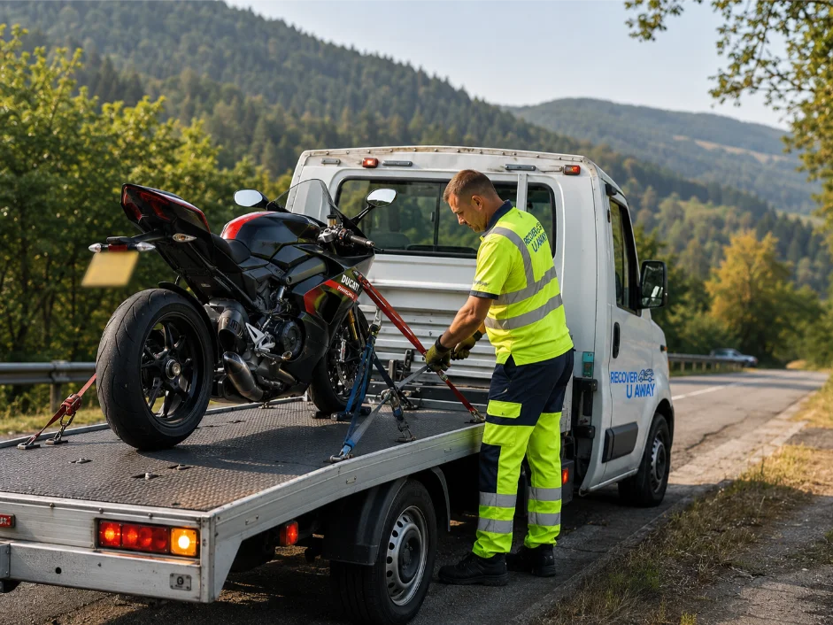 Ducati Panigale Motorbike Recovery Belgium