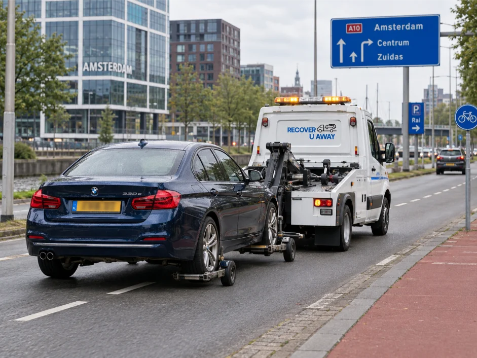 BMW-3-series-car-towing Amsterdam Netherlands