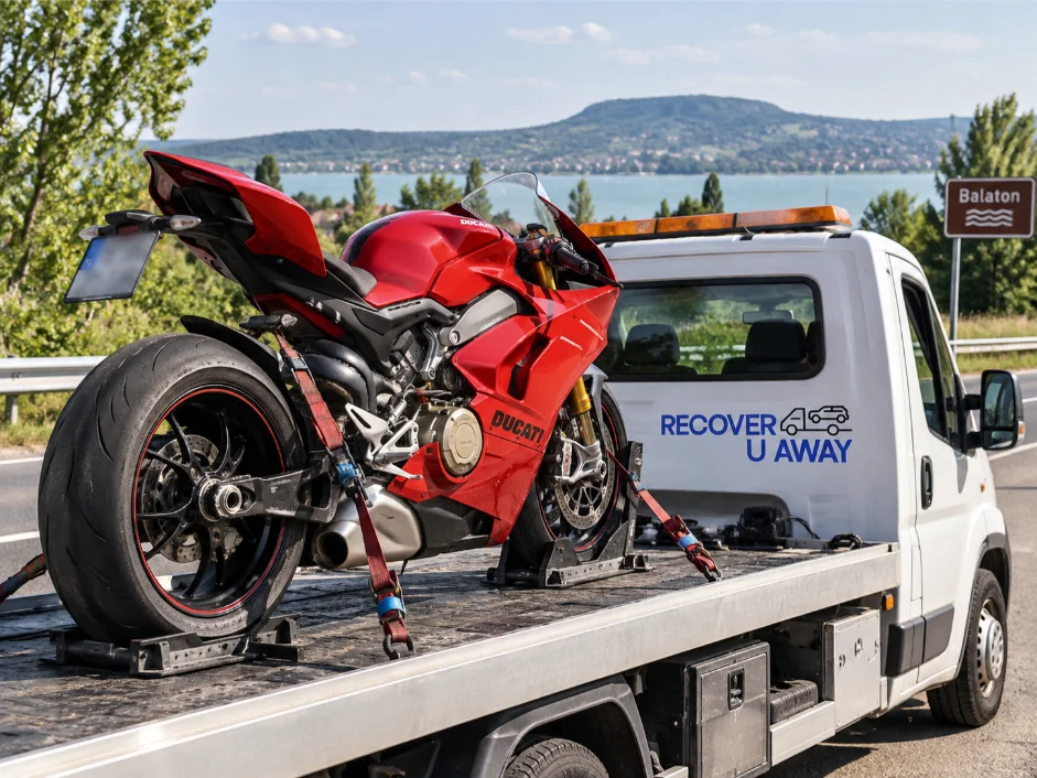 Vehicle Transport Hungary to UK Ducati-panigale-v4-motorbike transport Balaton Hungary