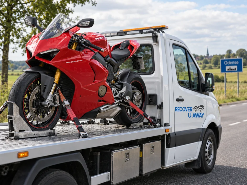 Ducati-panigale-v4-motorbike-transport-Odense-Denmark